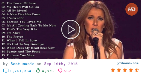 celine dion mp3 songs